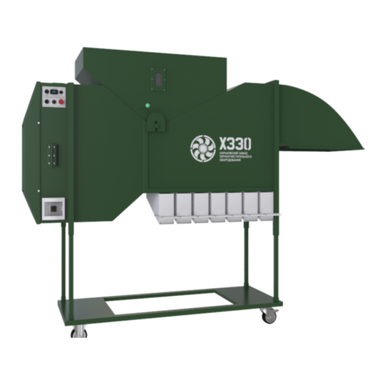 Aerodinamiskā sēklas kalibrēšanas iekārta ISM-10 ar ciklonu